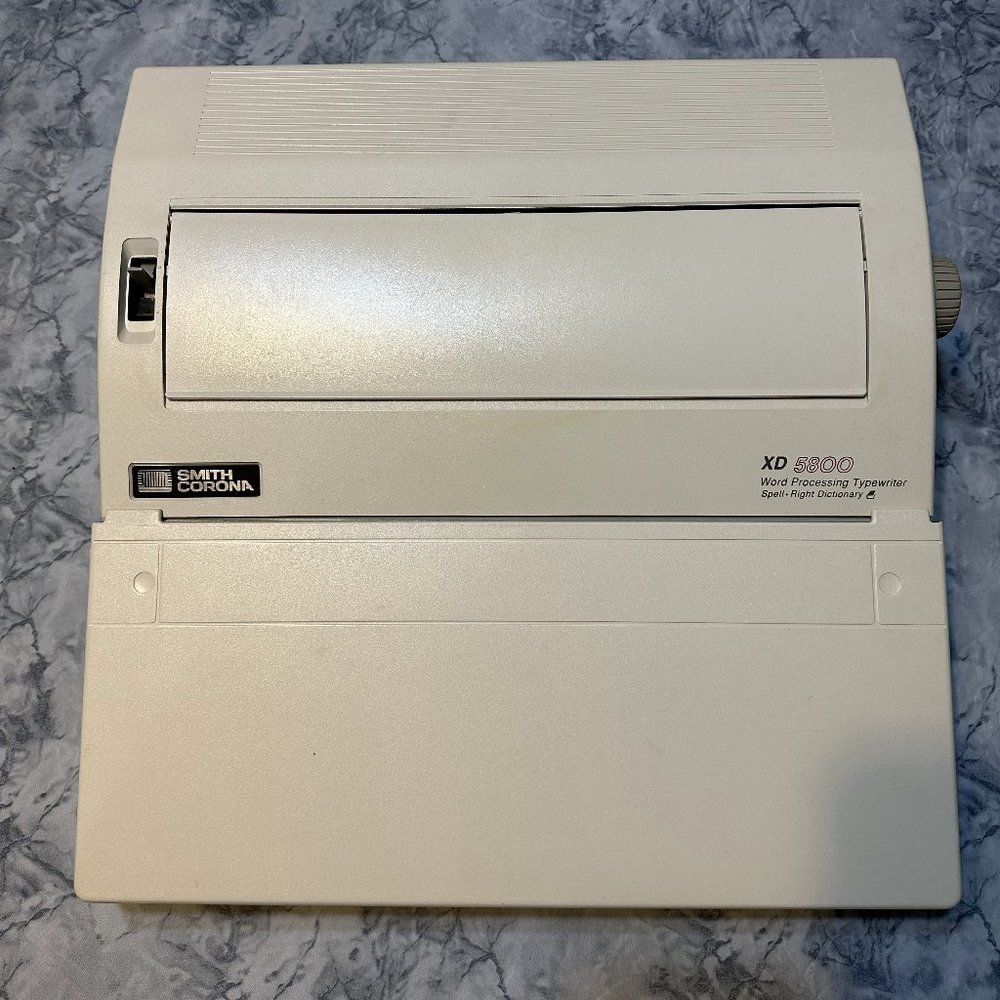 Smith Corona XD 5800 Word Processing Typewriter Spell Right Dictionary Display